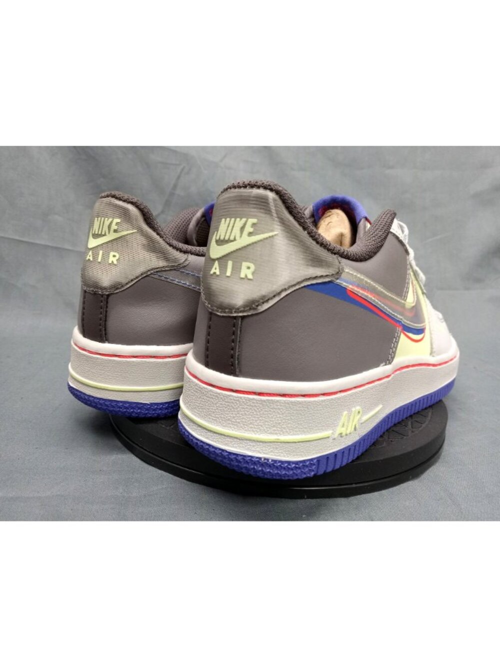 Nike Air Force 1 Dunk It (GS) Sneakers Platinum Violet Boys Size 5 NEW NO BOX! - Picture 8 of 11